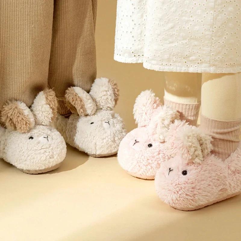 Winter Child Slippers Cute Cartoon Girls' Shoes Plush Bag Root Kid Home Shoes Warm Comfort Casual Shoe Child Boy Pantuflas Niño