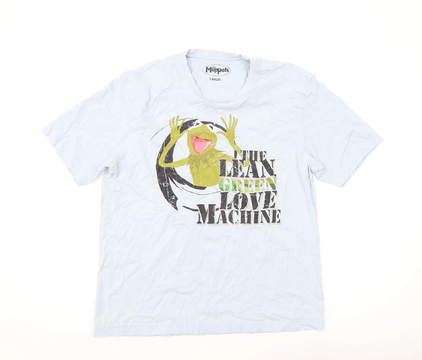 The Muppets Men s Blue Large Cartoon T-Shirt L
