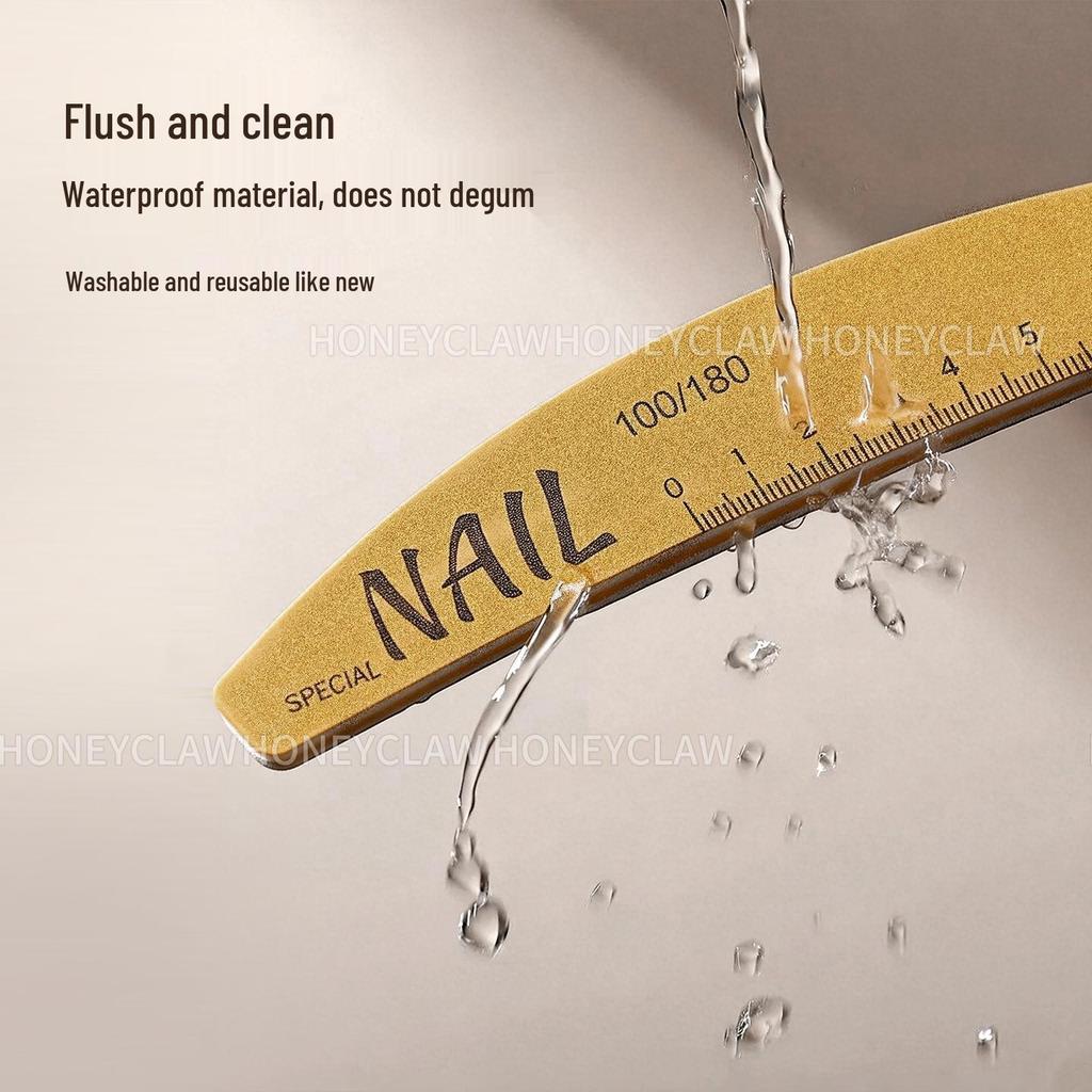 Multi-purpose Washable Nail File: Wear-resistant, Polishing & Shaping Tool