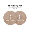 2pcs Sheepskin Car Coaster Water Cup Holder Anti-skid Slot Pad For Lincoln Navigator MKZ MKX MKC MKT Continental Nautilus m1