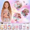 LIHAO 2025 Advent Calendar for Girls, Hair Accessories, Christmas Present, Hair Clips, Hair Ties, Hairpins, Hair Clips, Cute Kids Toy, Christmas