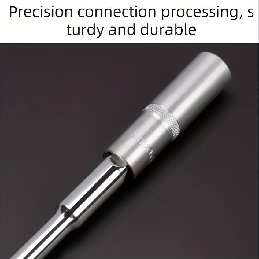 Multifunctional T-Handle Socket Wrench Set, Interchangeable Sockets and Lever Bar, Easy To Use Hand Tool for Repair Work