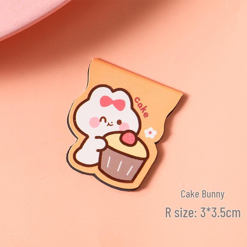 Roztomilá kreslená magnetická záložka - Ideální pro studenty, milovníky papírnictví a jako malý dárek k promoci