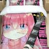 New Anime Bocchi The Rock Kessoku Band Bedding Set Duvet Cover Quilt Cover Pillowcase Comforter King Queen Size Boys Adult