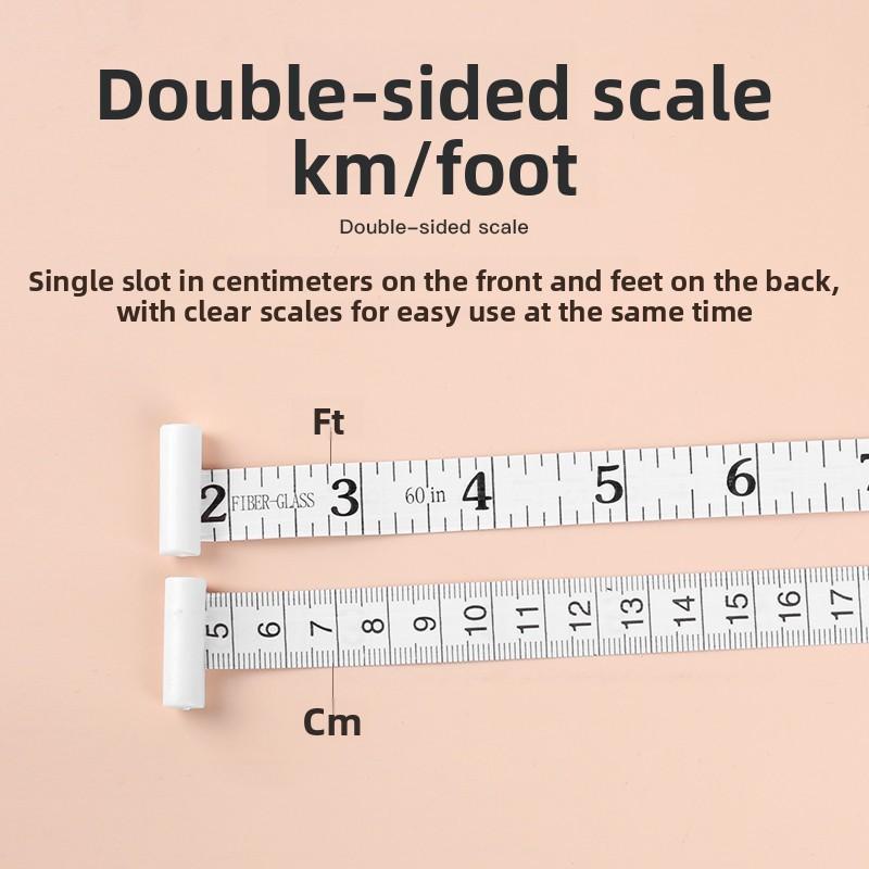 Portable Bust Tape Measure Automatic Waist Measurement Y-shaped Tape Measure Household Mini Small Tape Measure Student Portable Soft Measure