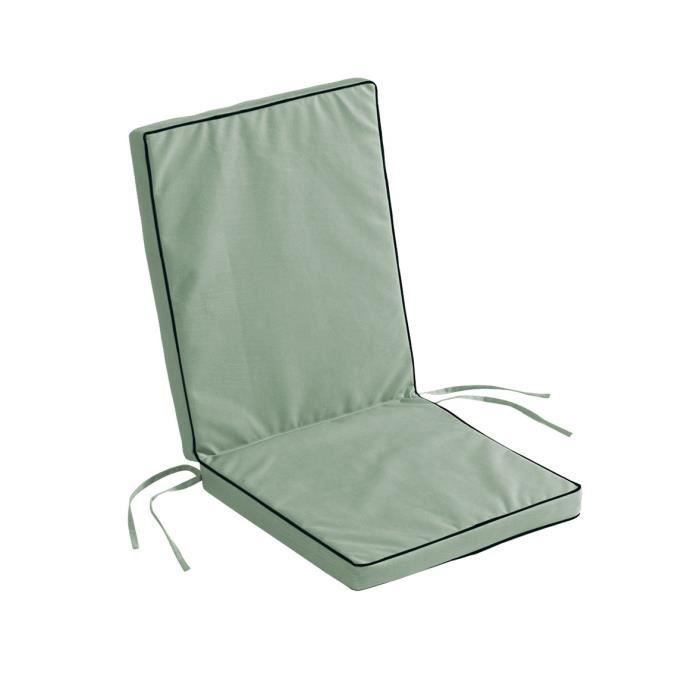 Coussin de jardin - Waterproof - 40 x 90 cm - Vert - Relaxation - Extérieur