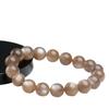 Hongchu Crystal Natural Milk Tea Moonstone Bracelet Coffee Moonstone Single-Strand Bracelet