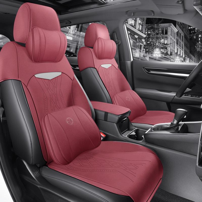 Universal Suede Seat Cover for Dongfeng Honda CR-V - Semi-Enclosed, Four Seasons, 2023