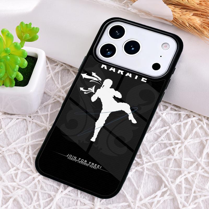 Kung Fu Oyama Kyokushin Karate Phone Case for iPhone 17 Air 16 15 11 12 14 13 Pro Max Shockproof Cover iPhone 16e