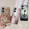 For OPPO A60 Case CPH2631 Phone Coque Transparent Slim Soft Silicone Back Cover oppoA60 A 60 Funda Flower Butterfly Love Heart