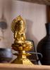 15cm Kokuzo Bosatsu Buddhist Statue by Sculptor Shuun Protective deity of the zodiac for those born in the years of the Ox and Takaoka (Gold
