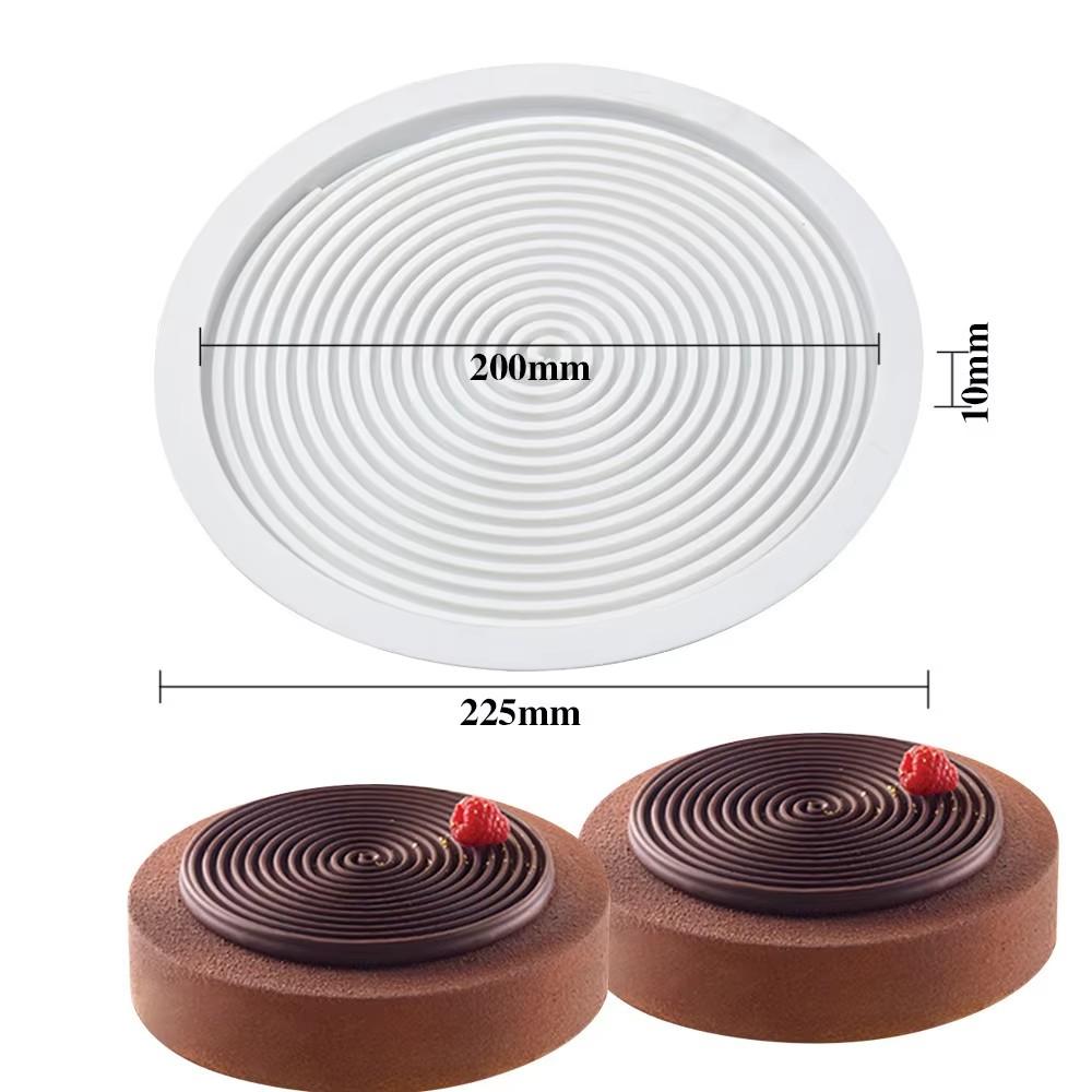 

Silicone Baking Pan for Pastry 1/2/6/15 Holes 3D Spiral Shape Mousse Cake Mold Round Chocolate Mould Bakery Accessories