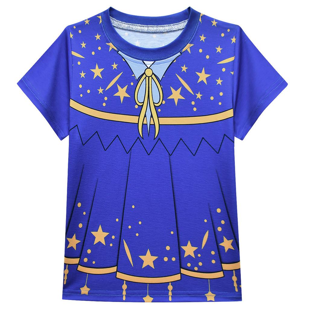 19790 Kinder Mädchen Lily Lovebraids Sterne Aufdruck Kurzarm T-Shirt Oberteil Shorts Sets