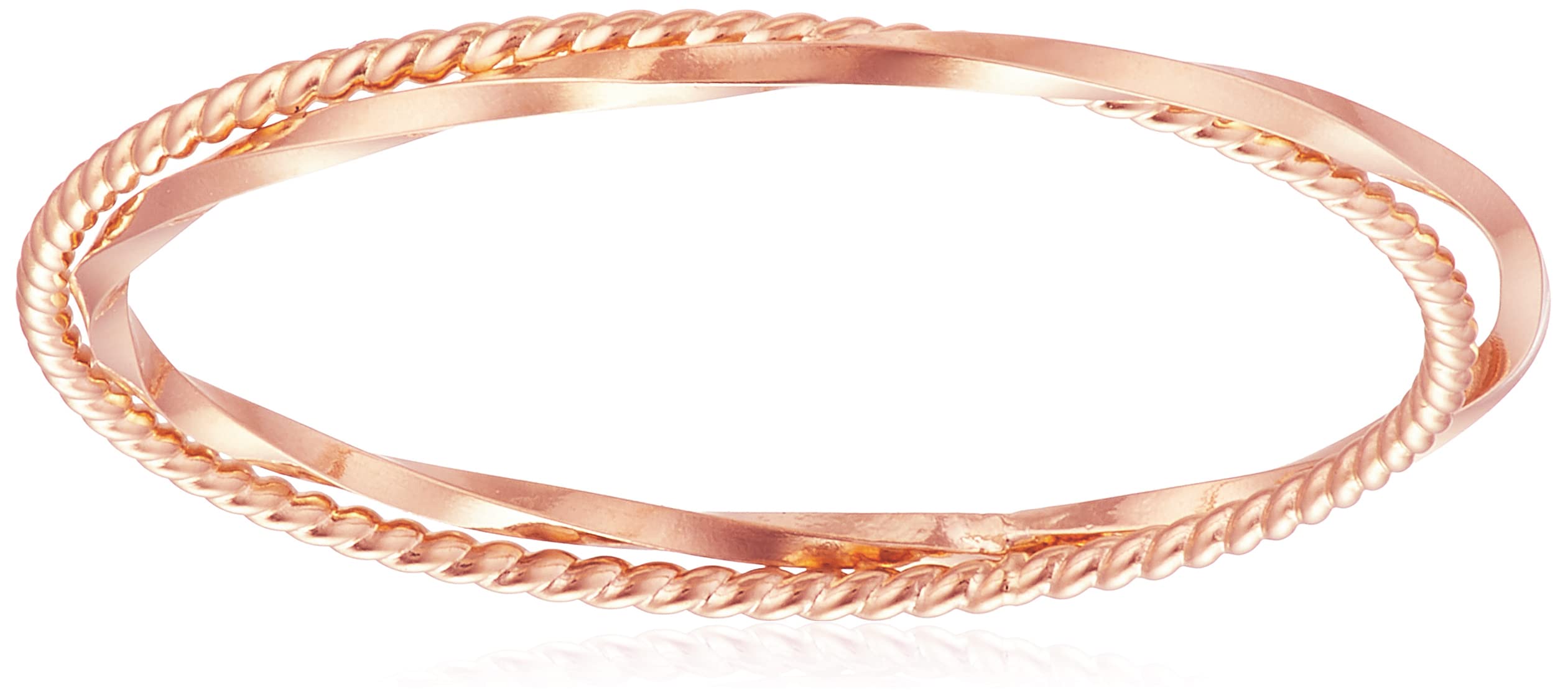 

Магазин Сделано в Японии Кольцо K18 Bullion Ring 2 Row Twist Screw Ring Simple Rose Gold 9 [Ювелирные изделия M] Женское №.
