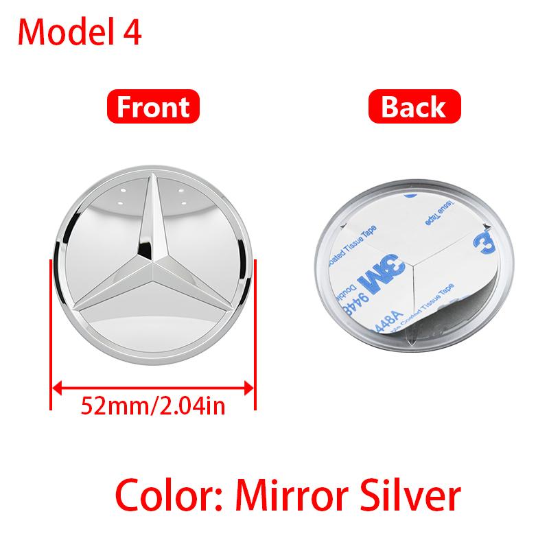 OFK3 Car Styling Logo Steering Wheel Center Badge Logo Sticker For Mercedes Benz AMG W204 GLC CLA W205 W203 W206 W253 Car Ornaments