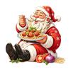 Festive Party Supplies Santa Claus Wall Sticker, Waterproof PVC Decal, Removable Decorative Creative Xmas Gifts for Friends Art Glass Windows
