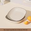 Elegant Transparent Vinegar and Snack Dish - Food Grade Plastic Plate for Dipping Sauces