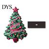 Christmas Party Favors 2D Wooden Tabletop Ornaments, Xmas Tree Santa Unique Holiday Ornaments Snowman Sign with Stand, Decorations Double Sided