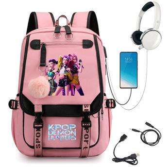 Backpack, Various Styles, Cartoon Heat Transfer, Digital Printing, Backpack, Large-Capacity Student Schoolbag