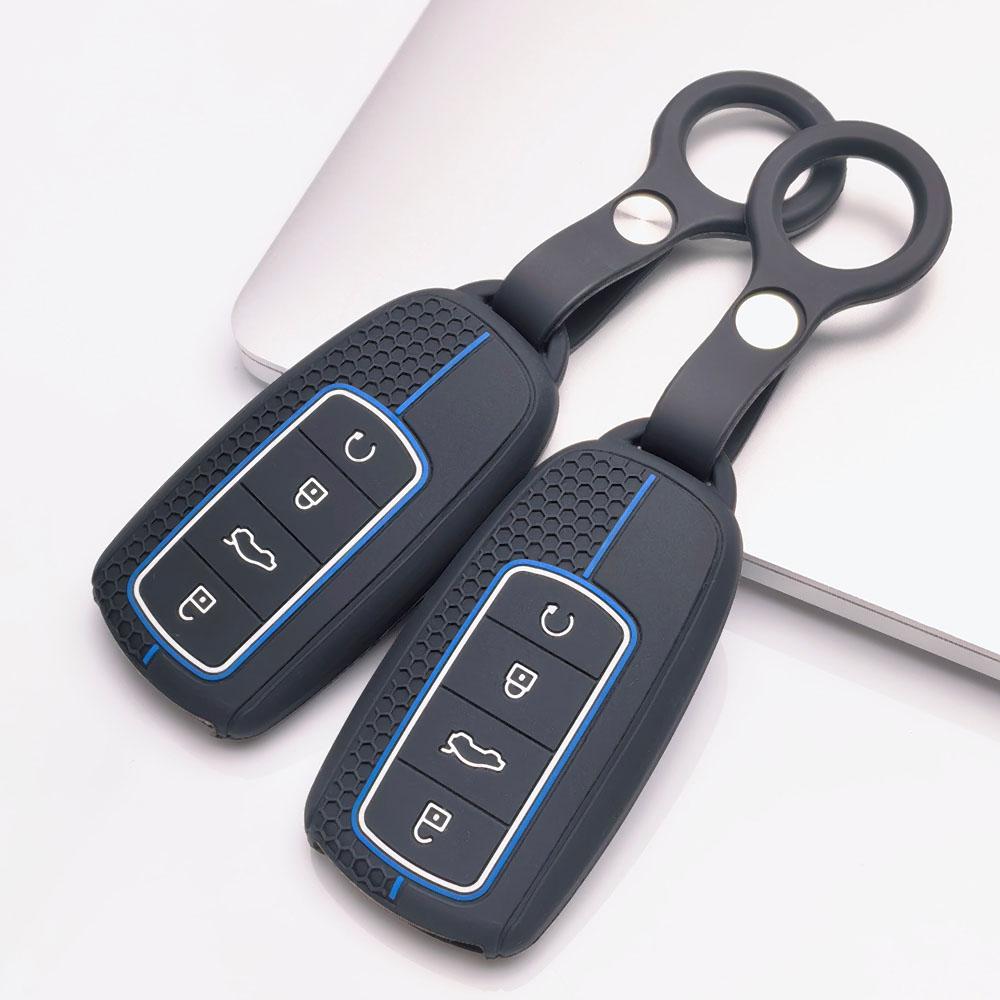 Silicone Key Fob Cover keychain for Chery Tiggo 8 Pro Tiggo 7 Pro Omoda C5 Arrizo 8 for Exeed TXL TX LX VX Anti-Scratch Guard Shockproof