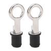 2PCS Accessories 304 Stainless Steel Boat Plug Brass 1.25 Inch Boat Drain Plug Rubber Plug Twist Plug Snap Plug Marine Use