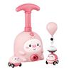 Tier-Luftbetriebenes Ballonauto-Spielzeug mit Pumpe Cartoon-Schwein Ente Robbe Ballonauto-Werfer Pädagogisch Kleinkinder Jungen Mädchen Fahrzeugspielzeug