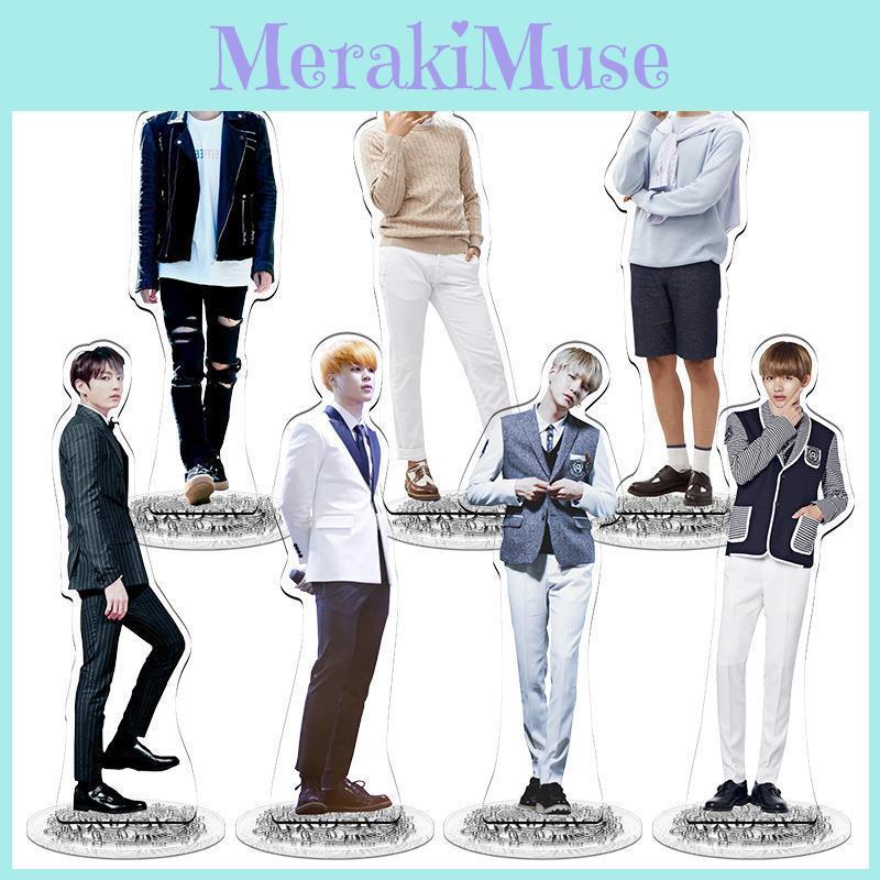 Star Bts Kpop Bangtan Boys Acrylic Stand Figure Double Side Home Decor Table