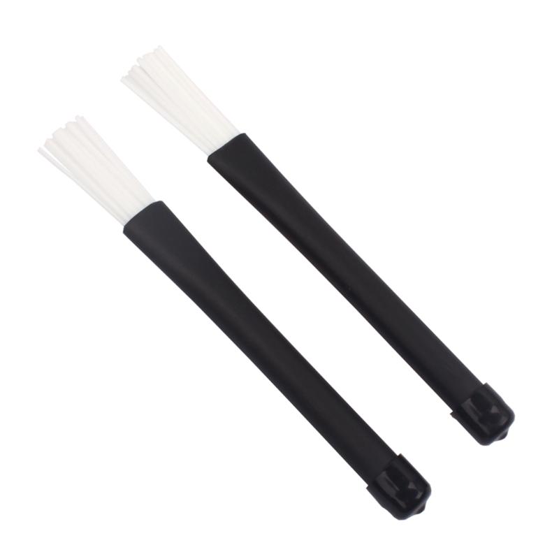 

Retractable Nylon Bristle Drum Stick Percussions Drumsticks Brushes Rods Drum Brush for Acoustic Rock Music Lover 1