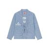 Logo Embroidered Belted Kimono Jacket FE55DM1426H4-DT