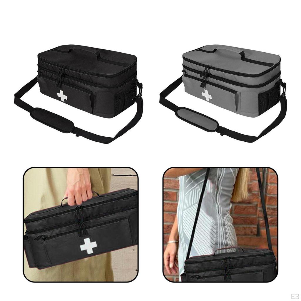 Empty , Emergency Organizer, Storage Bag, Multifunctional Portable for Travel, Gym