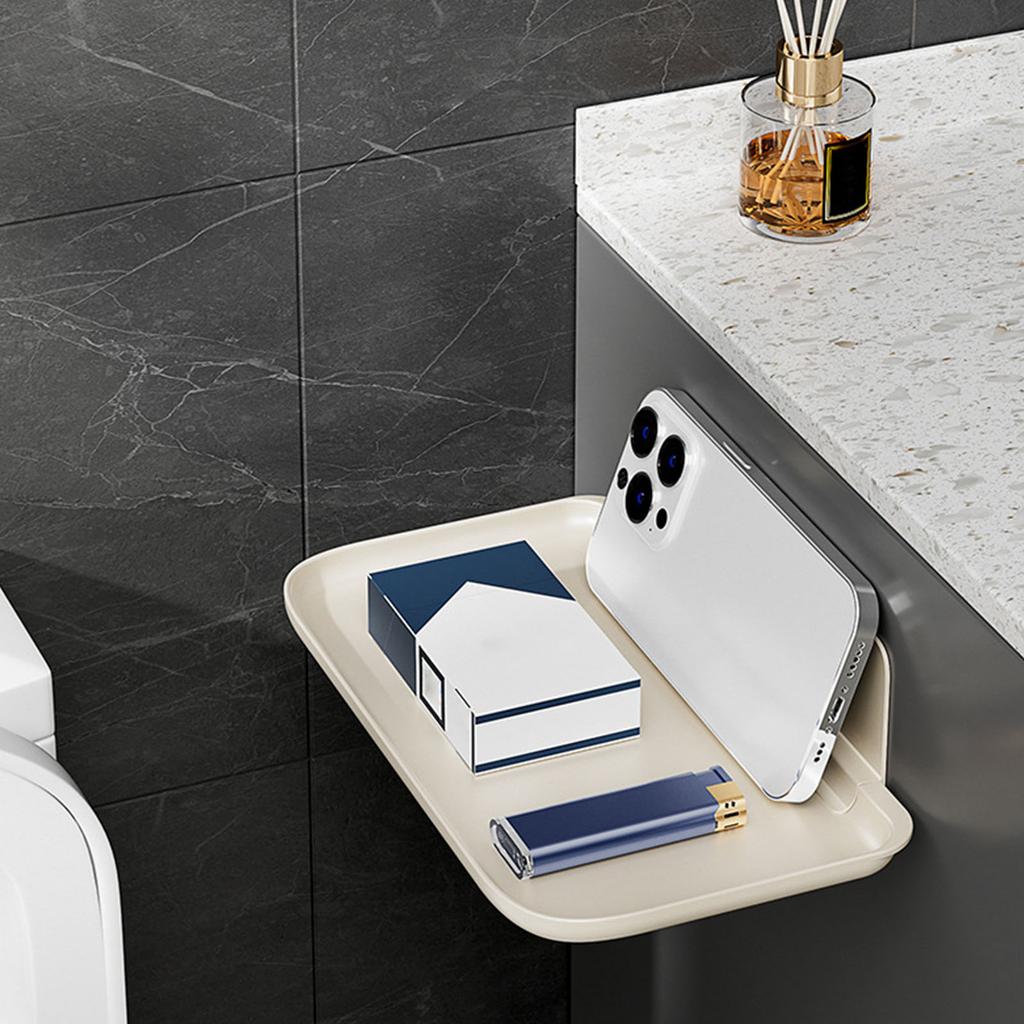 Bathroom Shelf No Drilling Required Adhesive Shower Storage Rack Sturdy Shampoo Holder for Kitchen and Bathroom