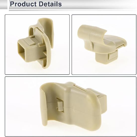 Sun Visor Holder Clip for Mazda 3 5 6 CX-7 CX-9 RX-8 MPV 2004-2011 Sun Visor Retainer Clip Hook No.LC6269261B77 Plastic 1 Pc Beige