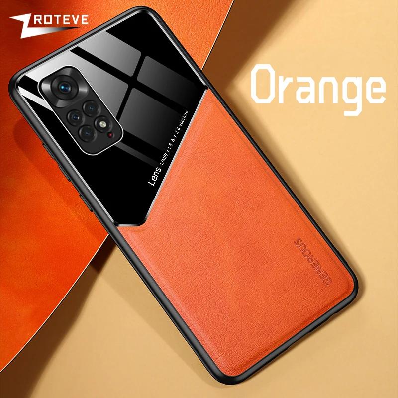 For Redmi Note11 Zroteve PU Leather Car Magnetic Hard PC Cover For Xiaomi Redmi Note 11 S 11S 12S 12 Pro Plus Xiomi Note12 Case