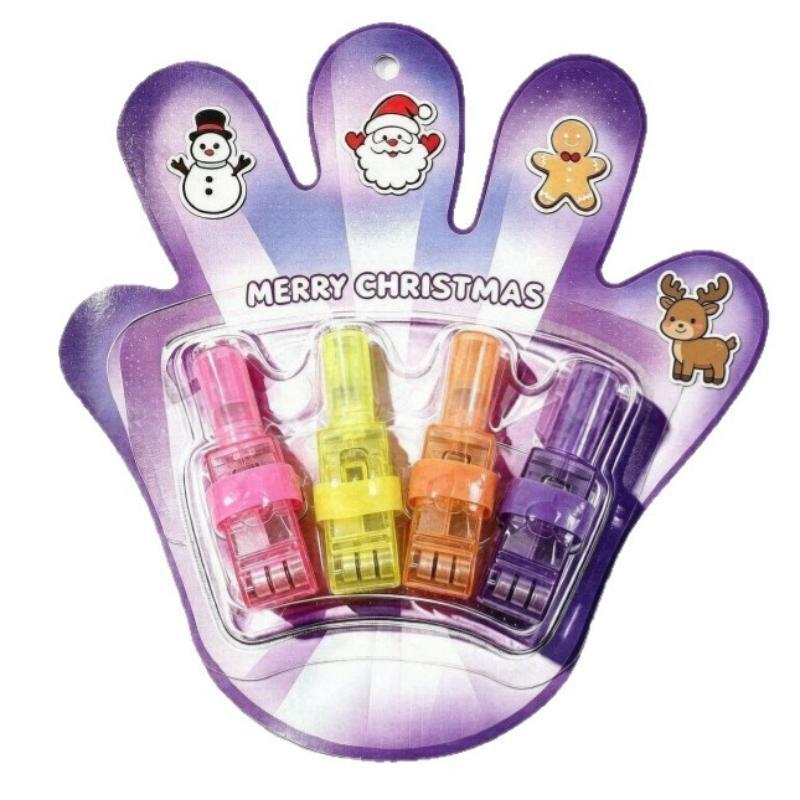 4/12 buc Lumini LED pentru Degete de Halloween Favors Neon pentru Petrecere Strălucesc în Întuneric Accesorii Petrecere Rave Umpluturi Pungi Cadou Premii Cutie