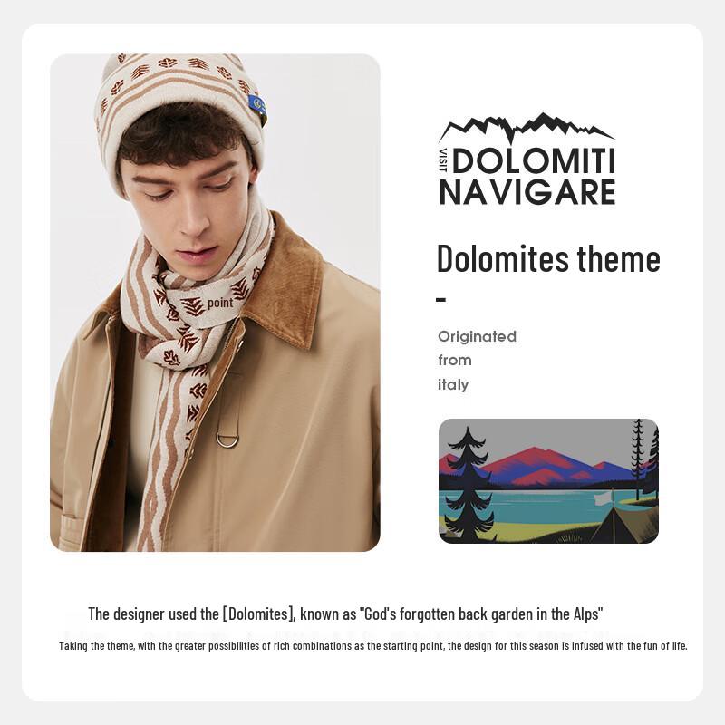 Navigare Men's Striped Knitted Scarf