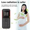 BM222 Unlock Mini Mobile Phone With Blacklist Function 0.66 Inch Mobile Phone Dialer Dual SIM Cards For Elderly Kids