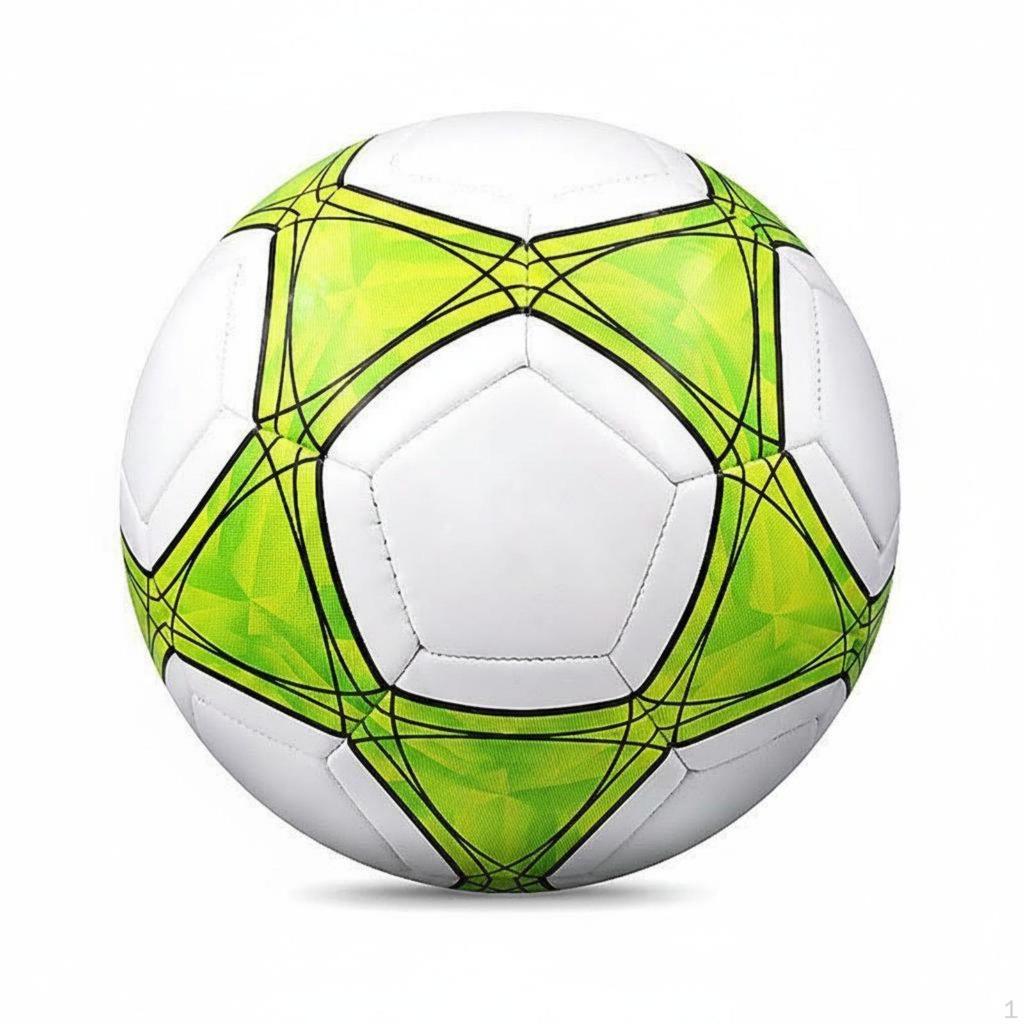 Klassischer Schwarz-Weißer Fußball Offizielle Größe & Gewicht Maschinengenähte Konstruktion