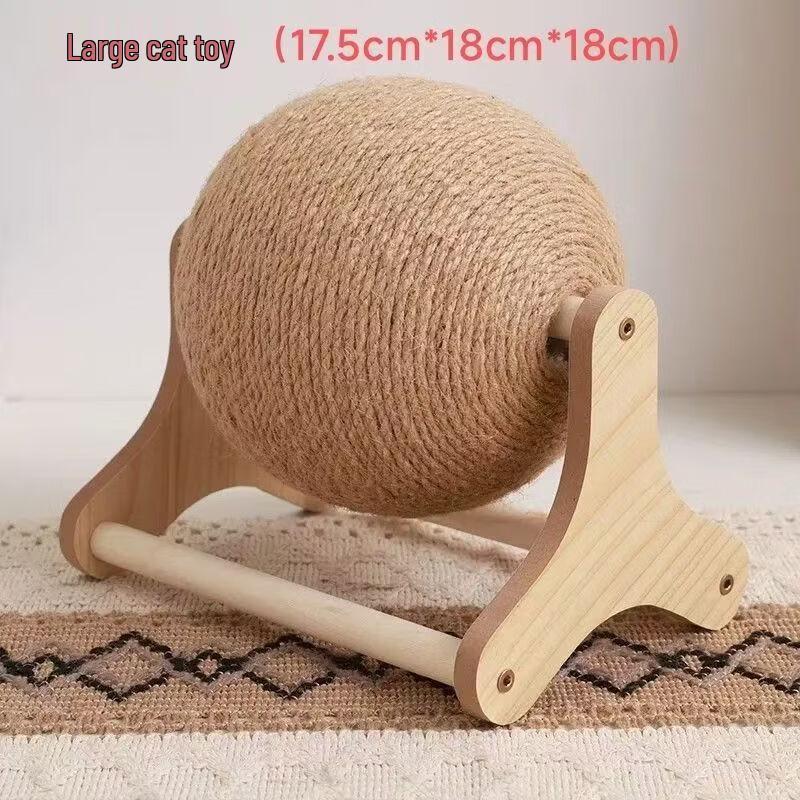 Cat Toy Hemp Rope Scratch Ball