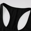 Women's Color High Waist Skinny Rib Racerback Tank Sports Yoga Jumpsuit