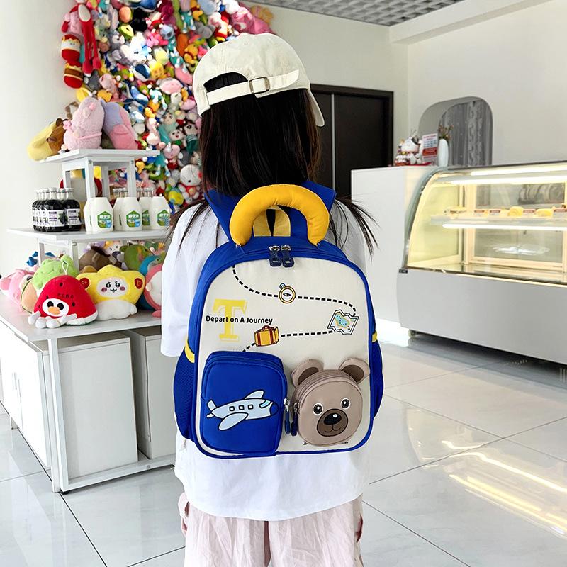 School bag 3-6 years old baby backpack cartoon love light casual children's bag new
