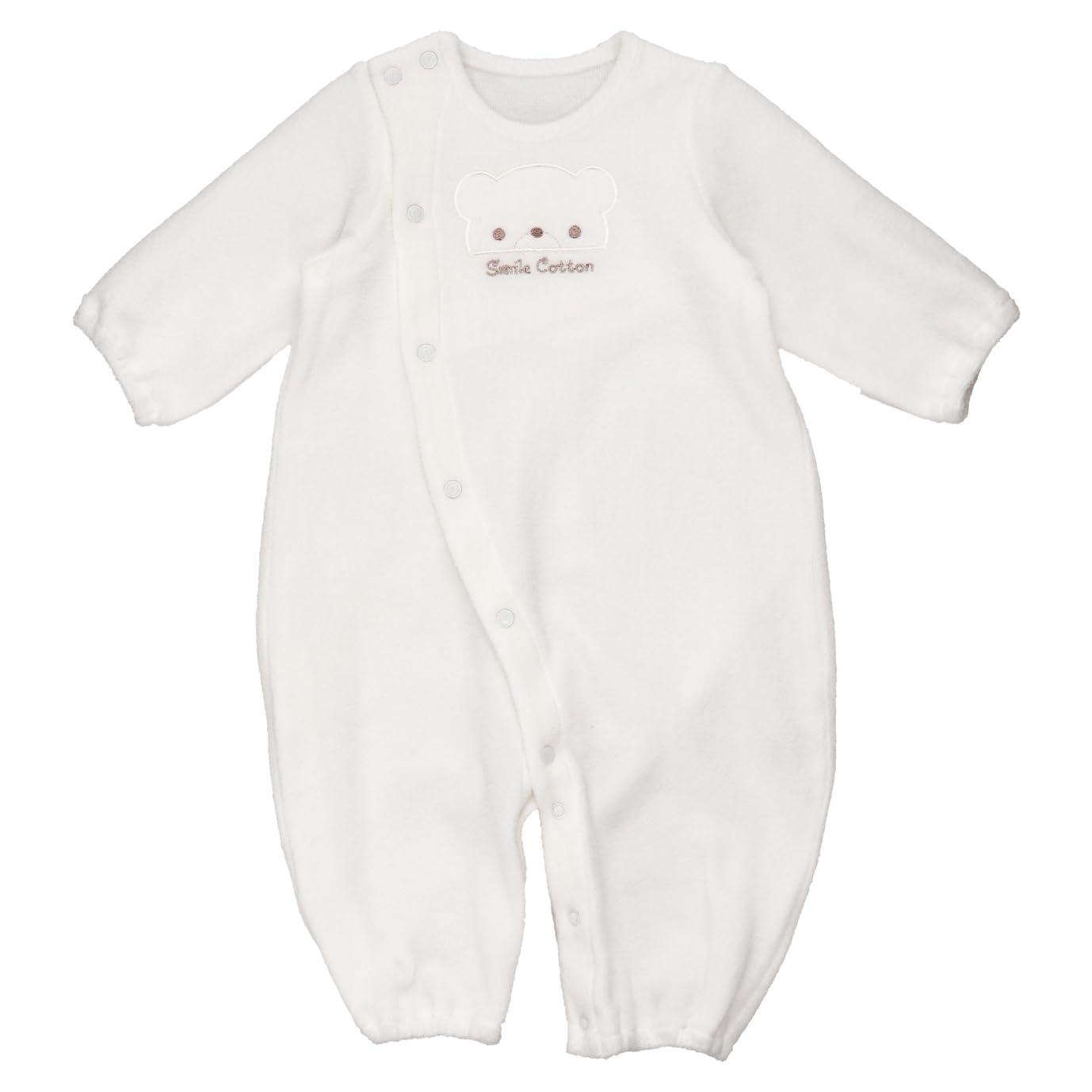 

Полностью натуральный медвежий ворс Сделано в Японии [Baby Castle] Двусторонний 50-70 Молочно-белый