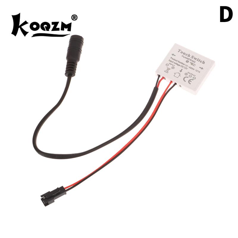 Touch Sensor Switch 12V 1/3A 24/36W LED Smart Single Key Mirror Light Switch Touch Dimmer Switch For Bathroom Mirror
