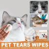 60Pcs Pet Eye Wipes Cat Dog Eye Cleaner Tear Stain Remover Wipes Eye Cleaner