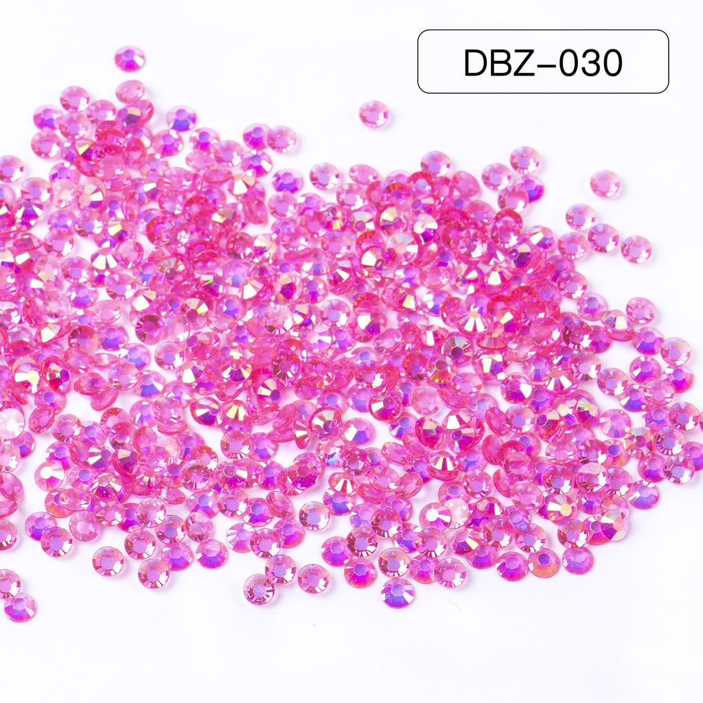 Transparent Symphony Violent Bear Resin Flat Bottom Sticker Diamond Glazed Beads Loose Beads Diy Material Pack Jewelry Accessories