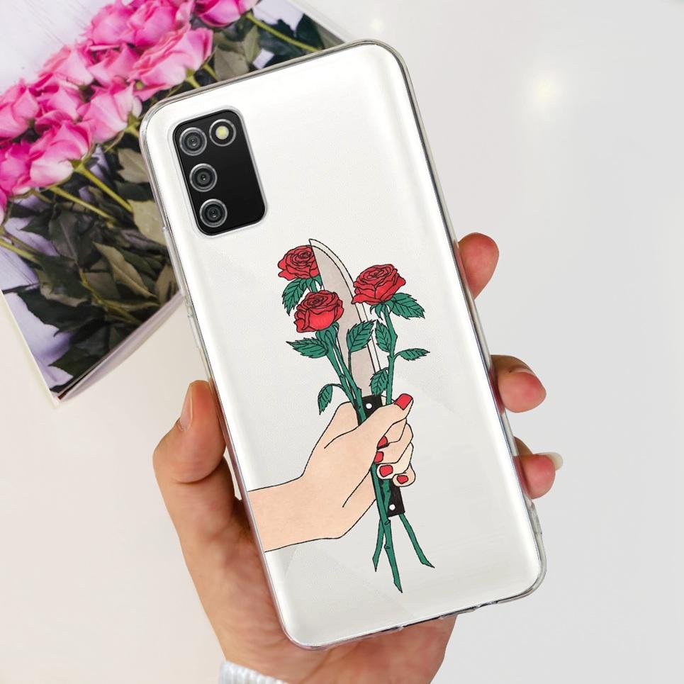 Cute Cartoon Case For Samsung Galaxy A02S Case Silicone Soft TPU Back Cover For Samsung M02 M02S A02 A02S A 02s Etui Phone Cases