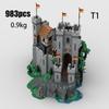 Spot MOC-183513 mattoncini da costruzione a particelle piccole Castello medievale decorazione cancello modello di costruzione giocattolo