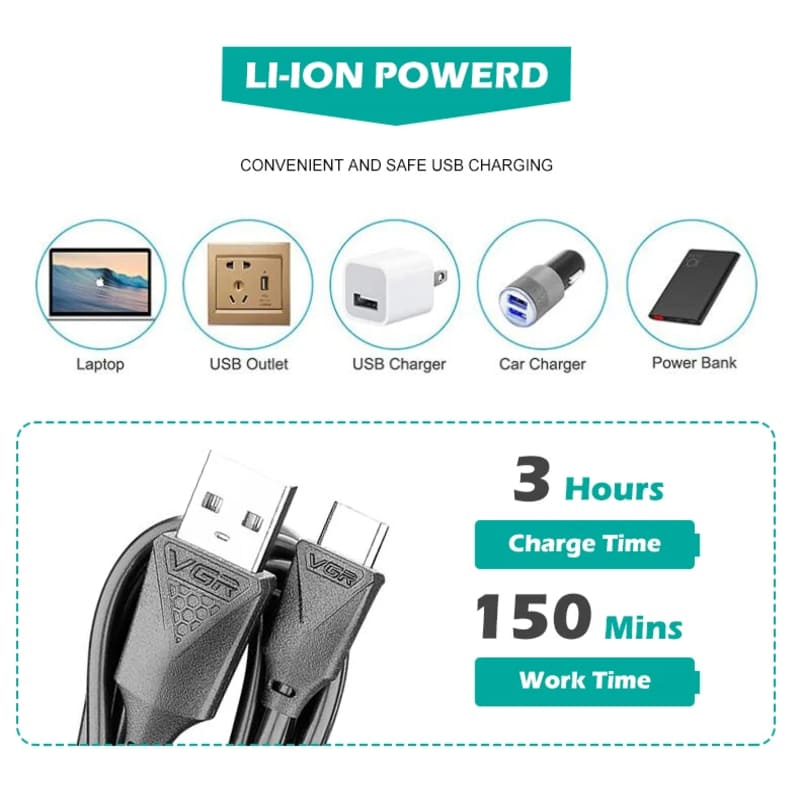 High-quality Reciprocating  Multi-blade Floating Electric Shaver Household Digital Display  Waterproof Four-in-one Men's Care Set Razor