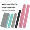 Rhombus Double-Sided Nail File and Polishing Sponge for Manicure