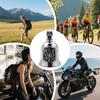 Motorcycle Bell Good Luck Motorcycle Riding Bell Maple Leaves Design Clear Sound Punk Art For Urban-Commuting Cruising Adventure