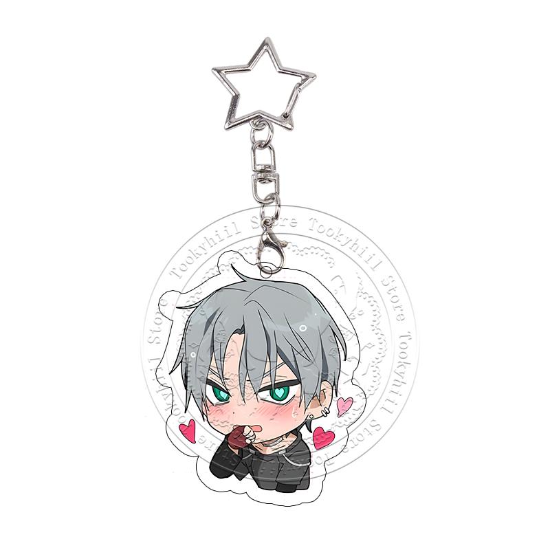 Alien Stage Acrylic Keychain Set Kawaii Exquisite Student Mizi Ivan & Till Luka Keyring Bag Pendant Charms Ivan Festival Gift